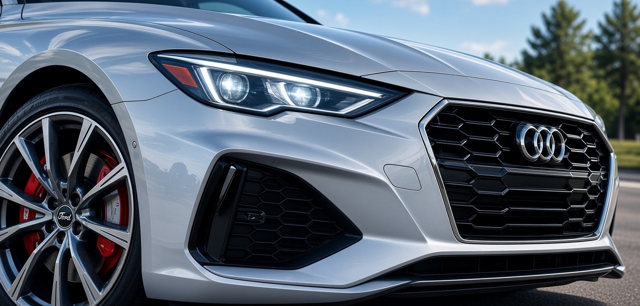 Luxury vehicle representing automotive key services